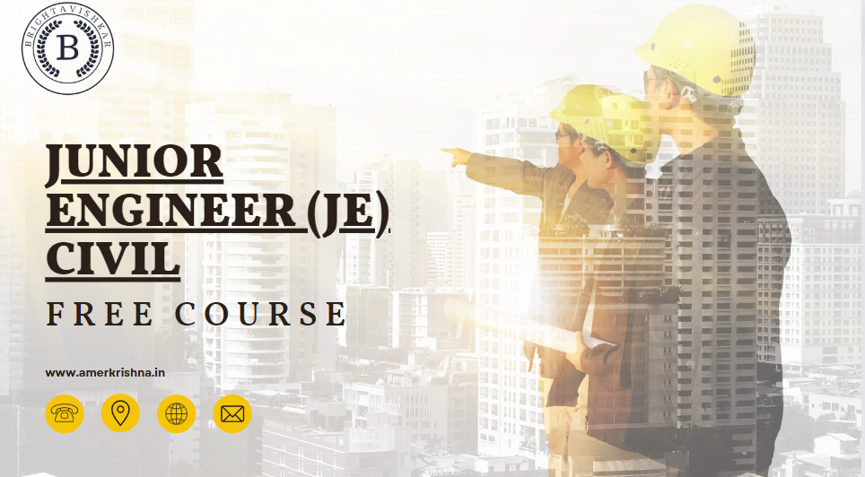 Junior Engineer Exam preparation (JE) Civil